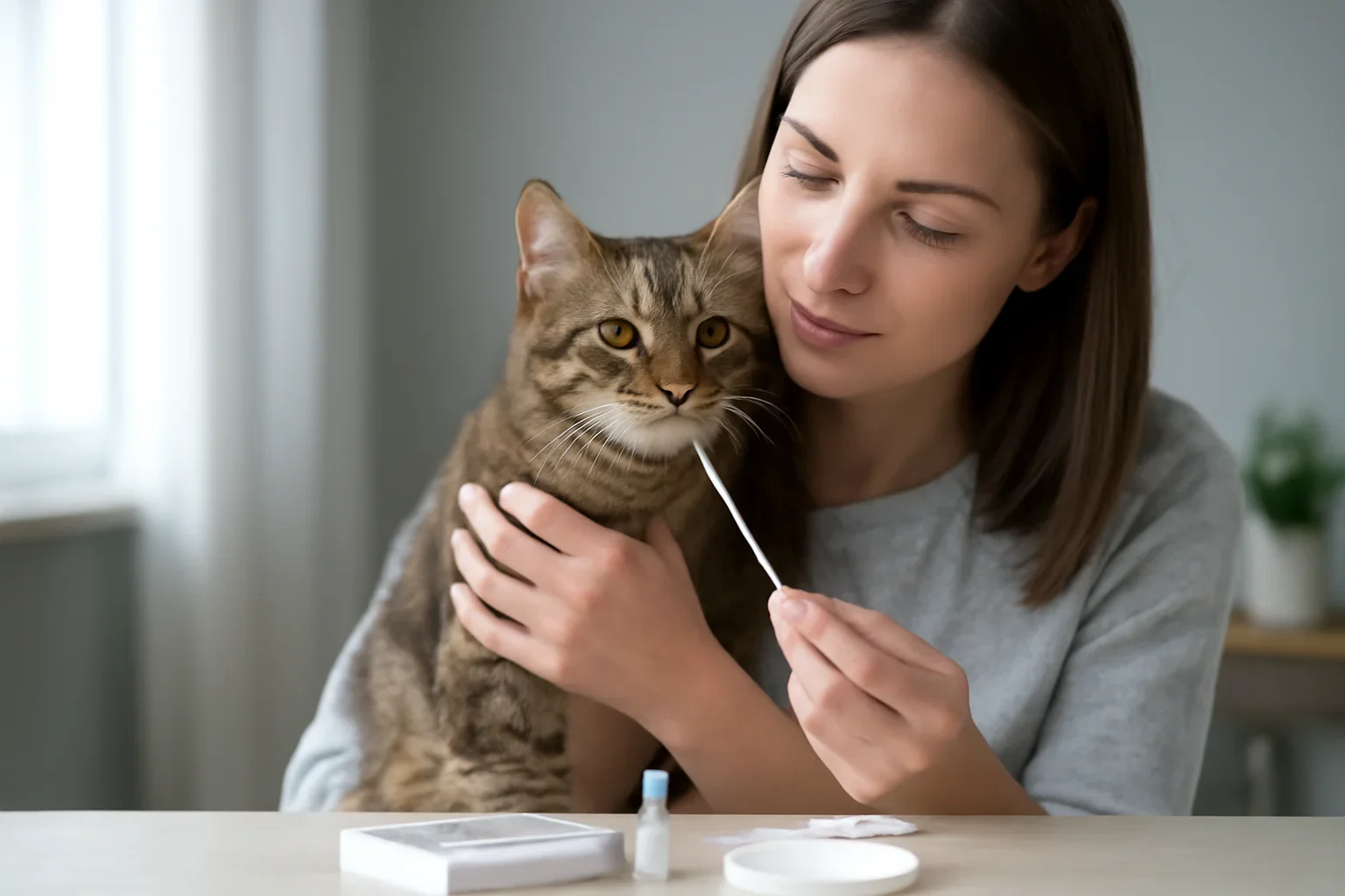 are cat dna tests accurate? visual with cat owner and testing materials