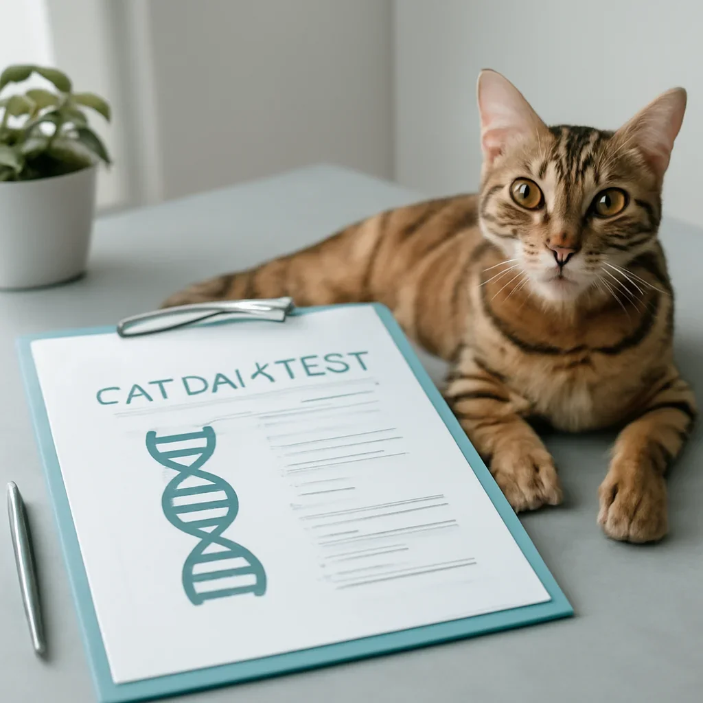 supporting image for cat dna tests for bengal, maine coon, manx, and more with report details and notes