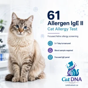 Cat Allergy Test Single Panel 61 Allergen IgE II – Comprehensive Feline Allergy Screening