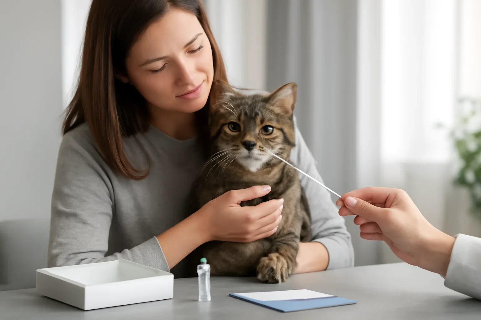 terms of service | cat dna test us visual with cat owner and testing materials